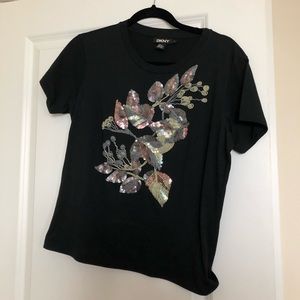 DKNY black tee